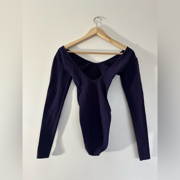 Eggplant purple American apparel bodysuit in small - Picture 4 of 5